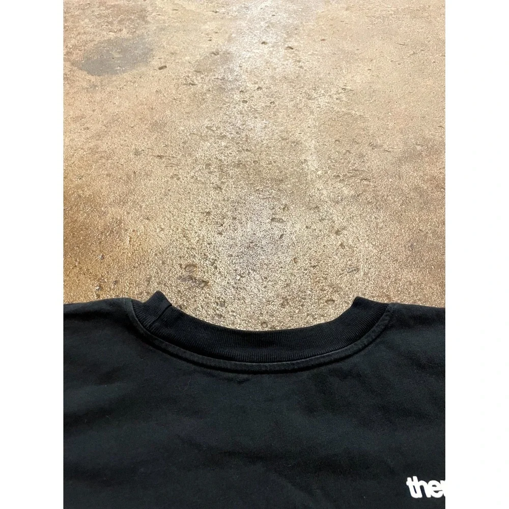 The North Face Mountain Heavyweight‎ T Shirt Unisex Medium Black Graphic Print